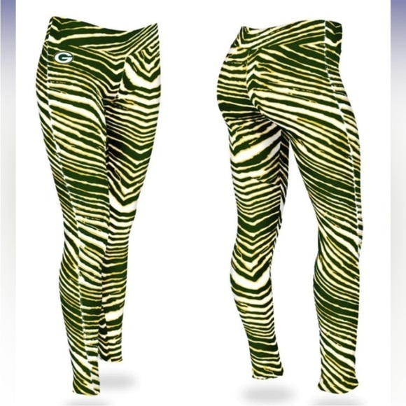 Zubaz Women's Green Bay Packers Leggings Medium NWT - Picture 15 of 15